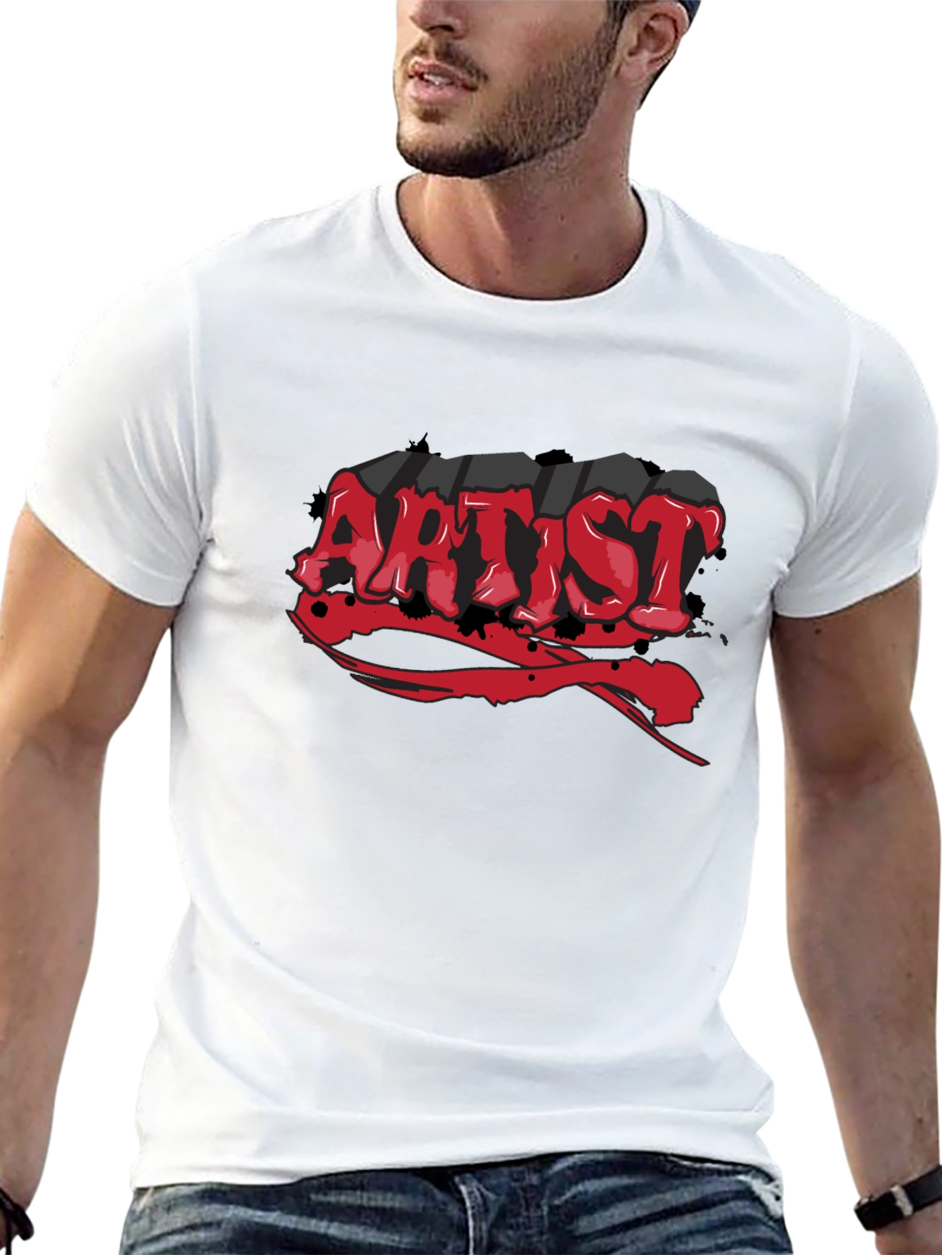 Artist Graphic T-Shirt - Black