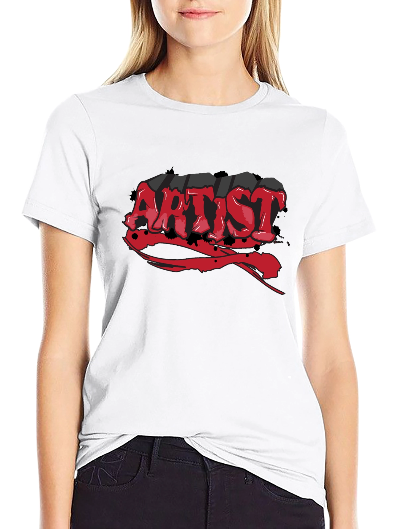 Artist Graphic T-Shirt - Black
