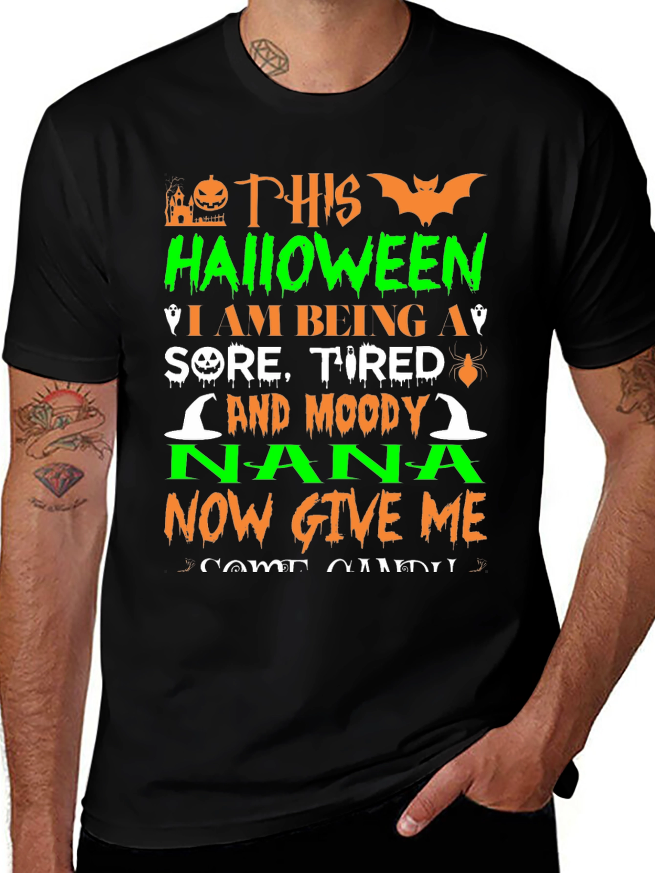 Funny Halloween Nana T-Shirt