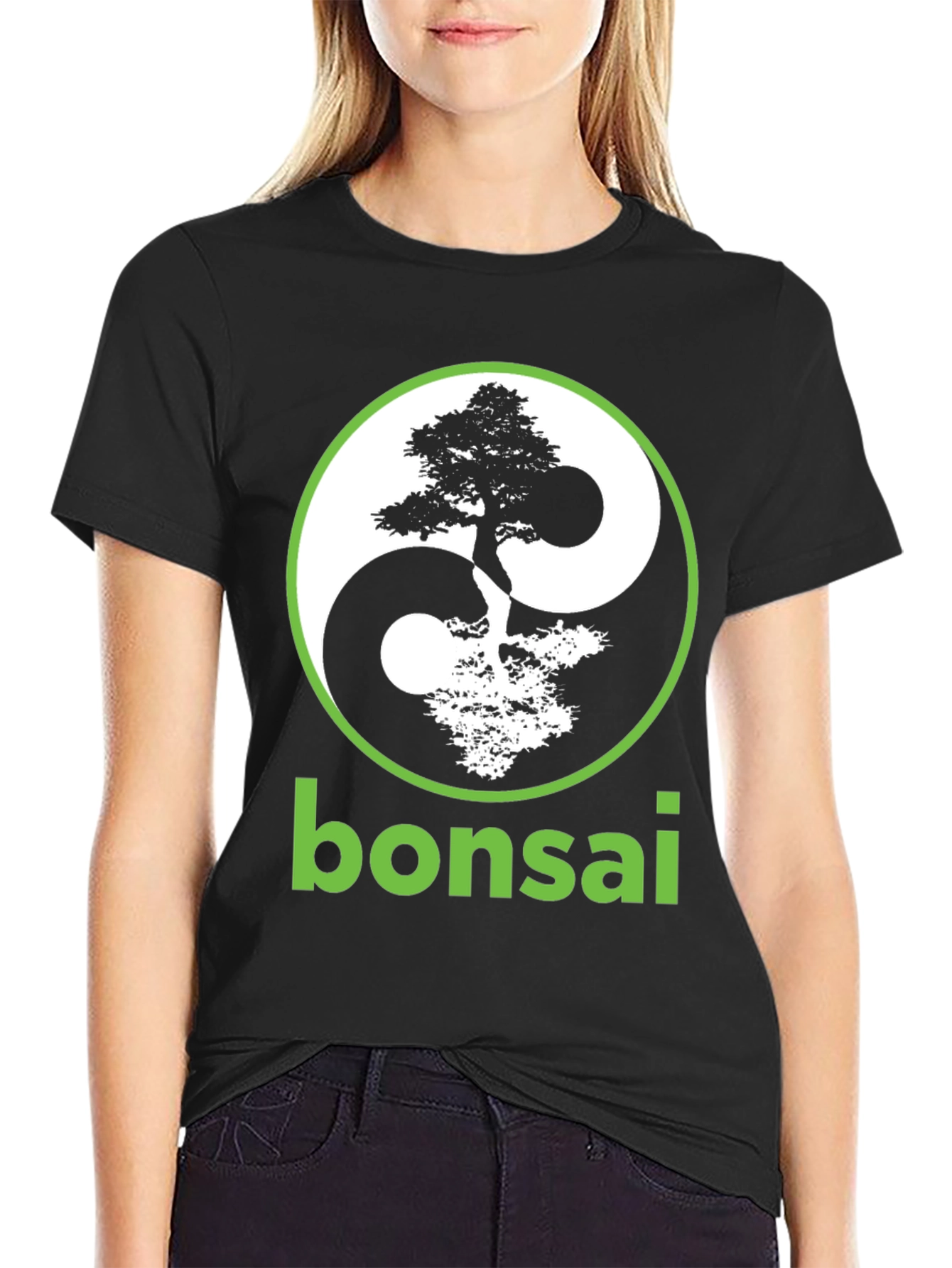 Bonsai Yin Yang Graphic Tee