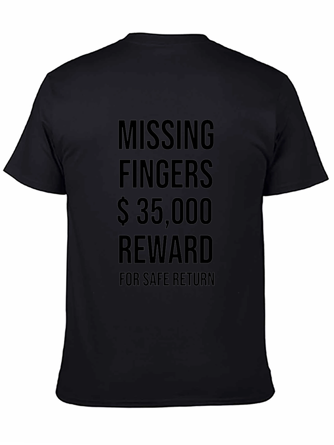 Missing Fingers Reward Graphic Tee - Black