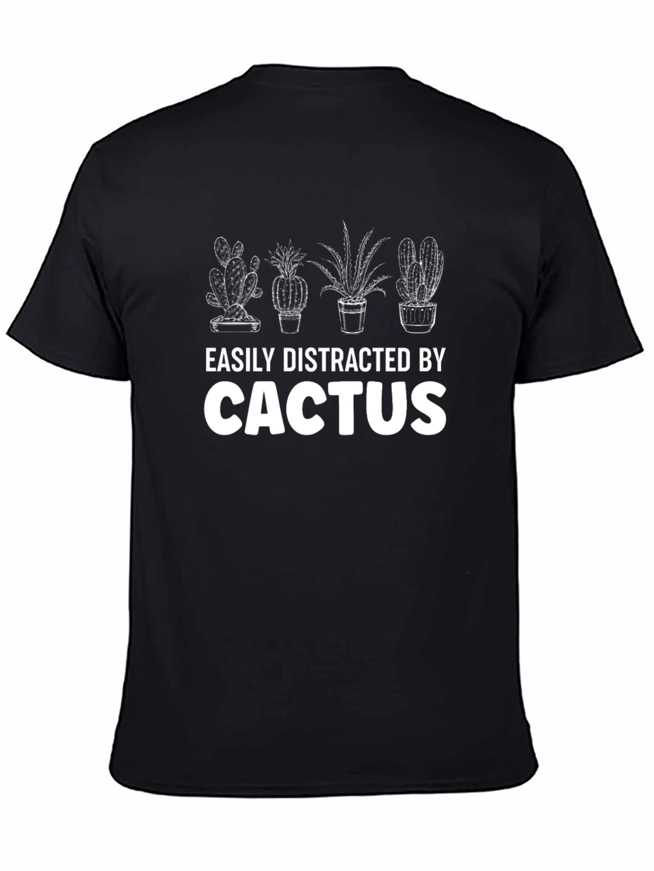 Easily Distracted By Cactus T-Shirt