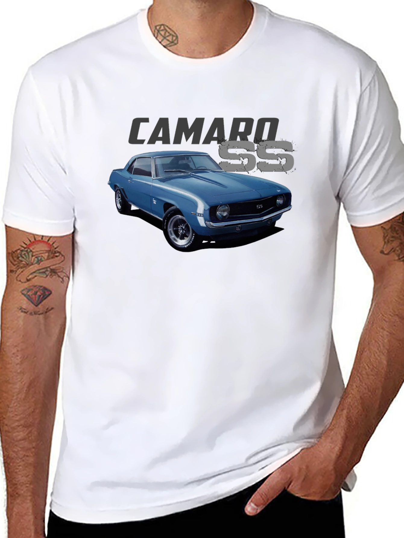 Camaro SS Classic Car Graphic T-Shirt