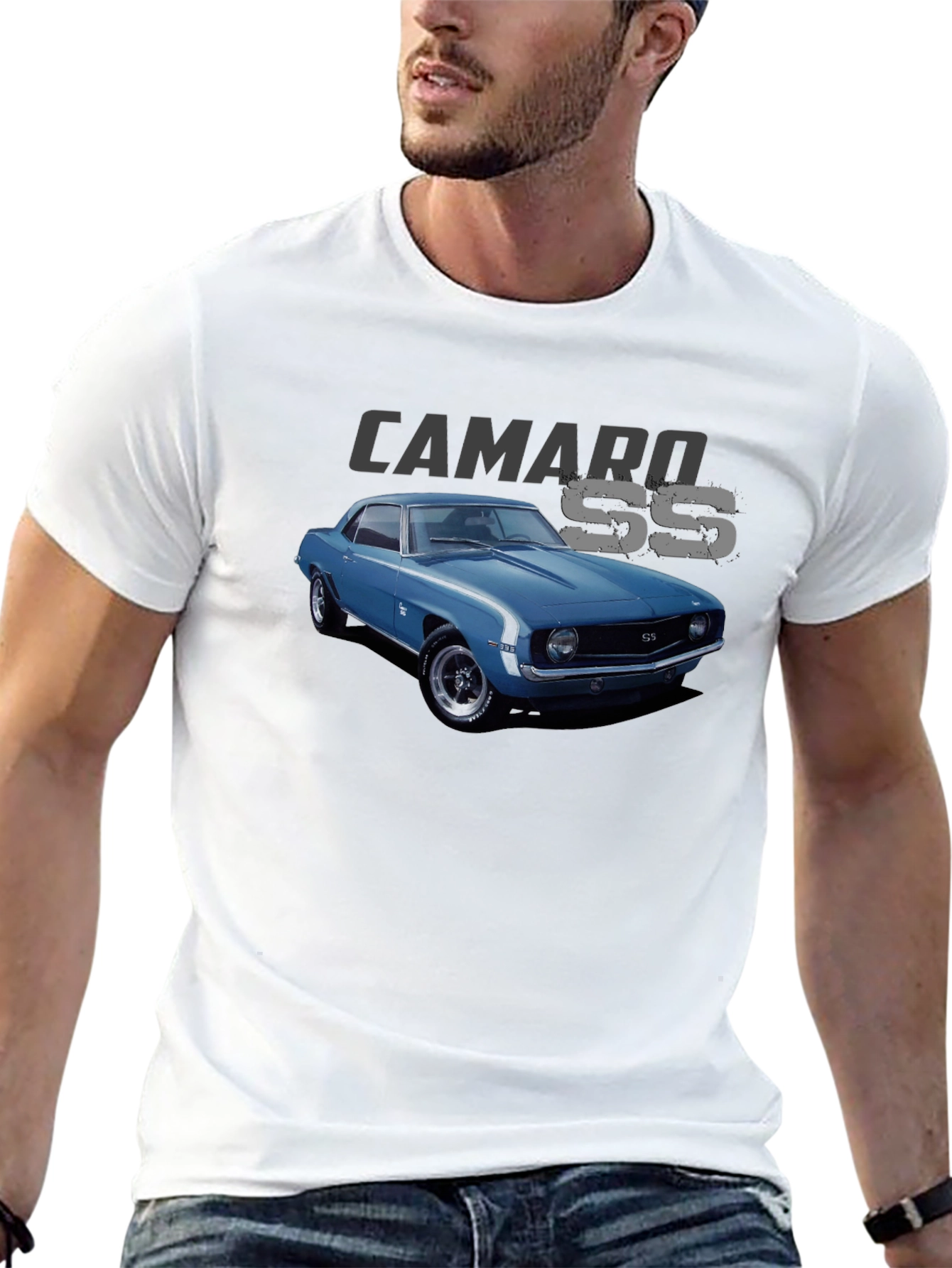 Camaro SS Classic Car Graphic T-Shirt