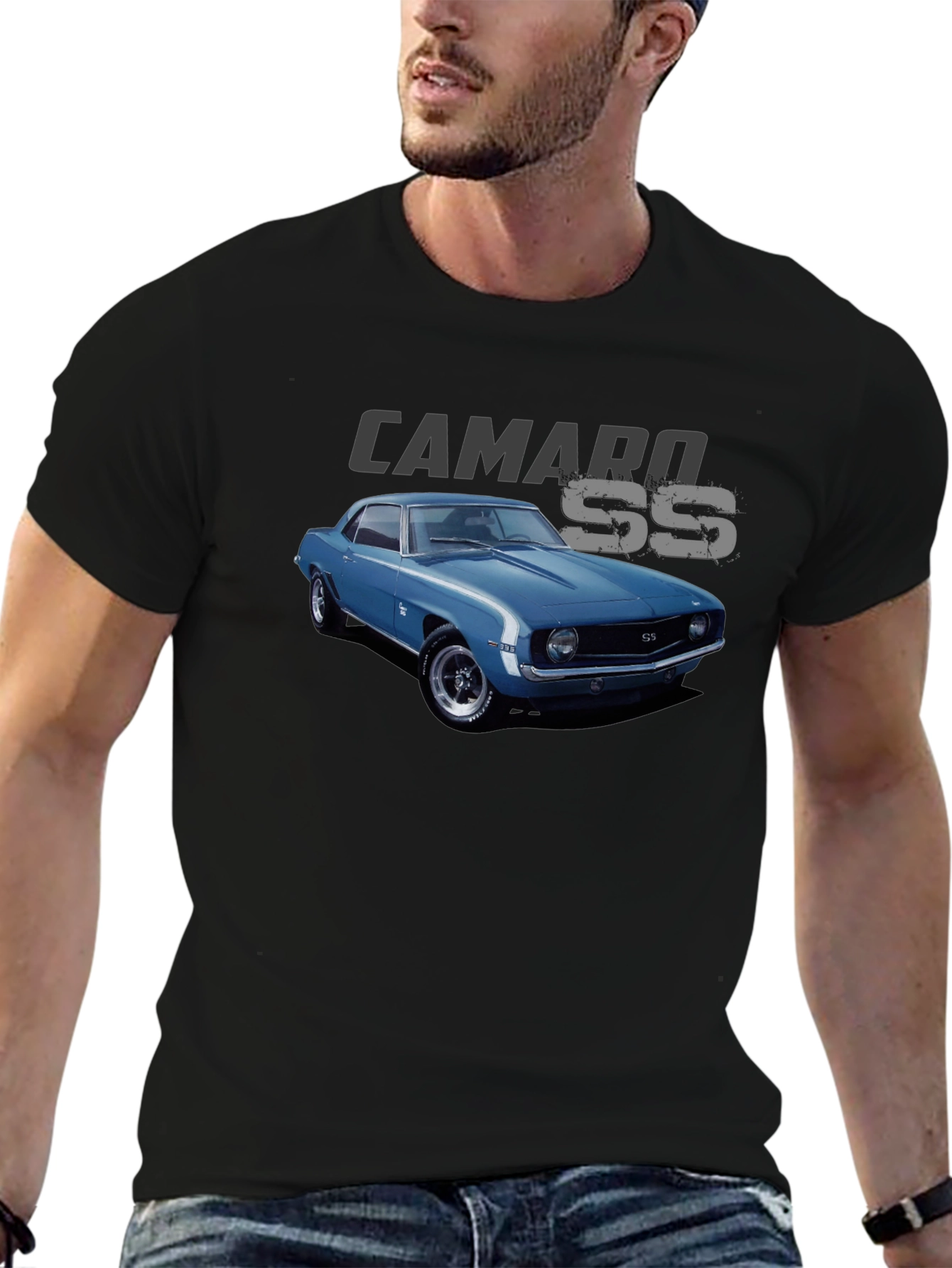 Camaro SS Classic Car Graphic T-Shirt