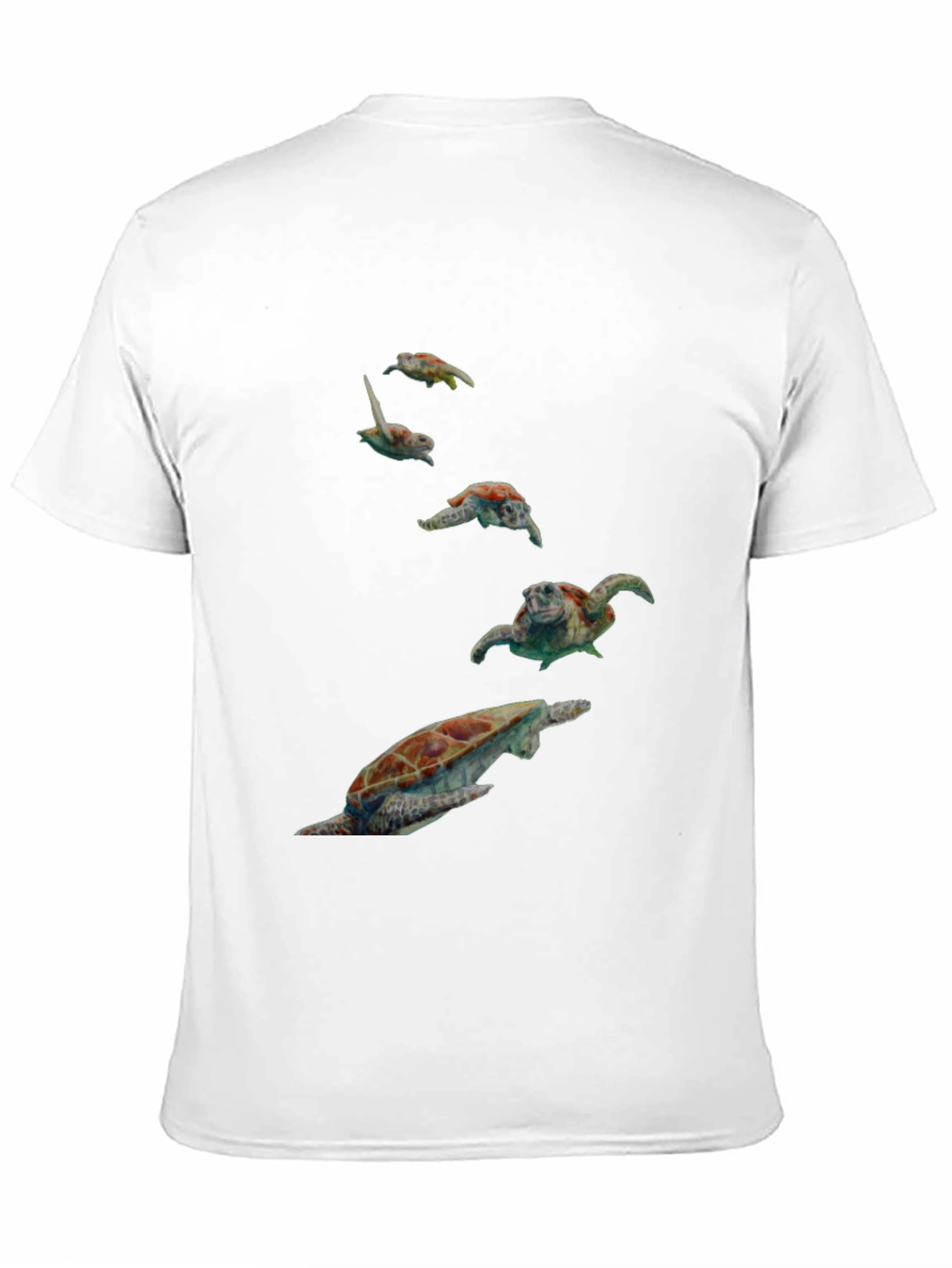 Turtle Graphic Black T-Shirt