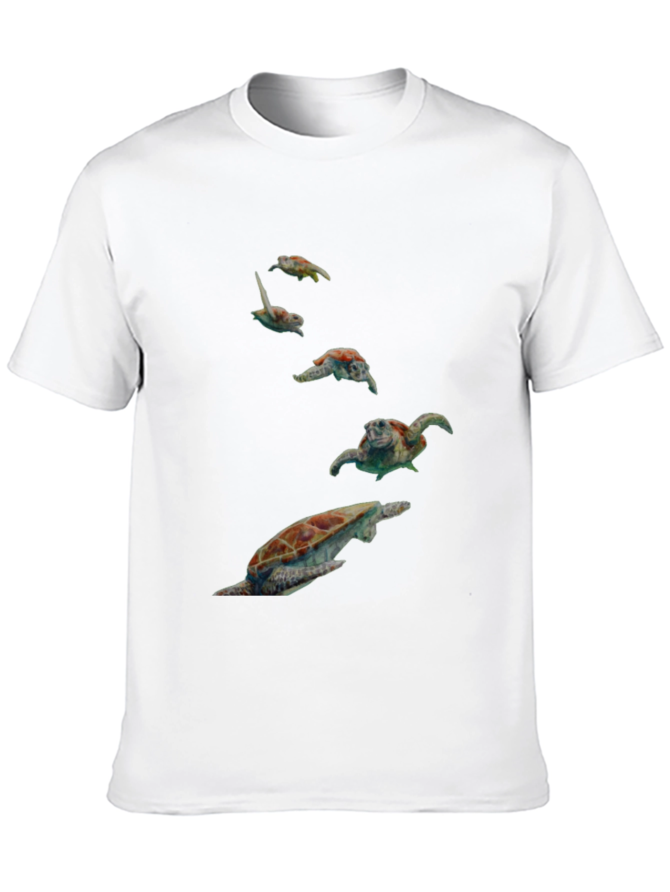 Turtle Graphic Black T-Shirt