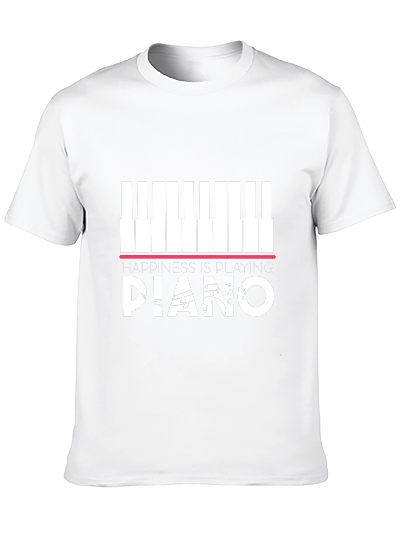 Piano Happiness T-Shirt - Music Lover Tee