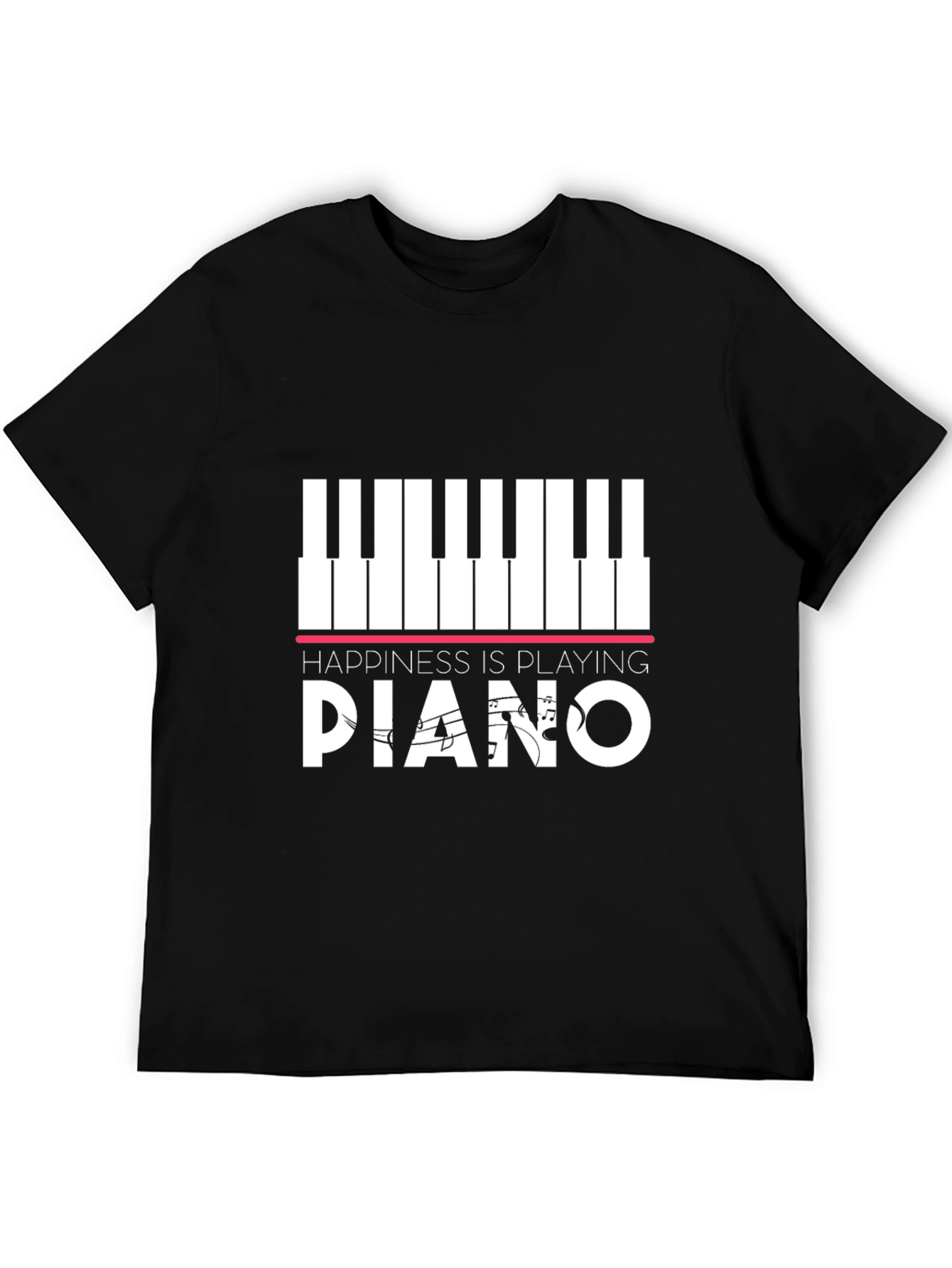 Piano Happiness T-Shirt - Music Lover Tee