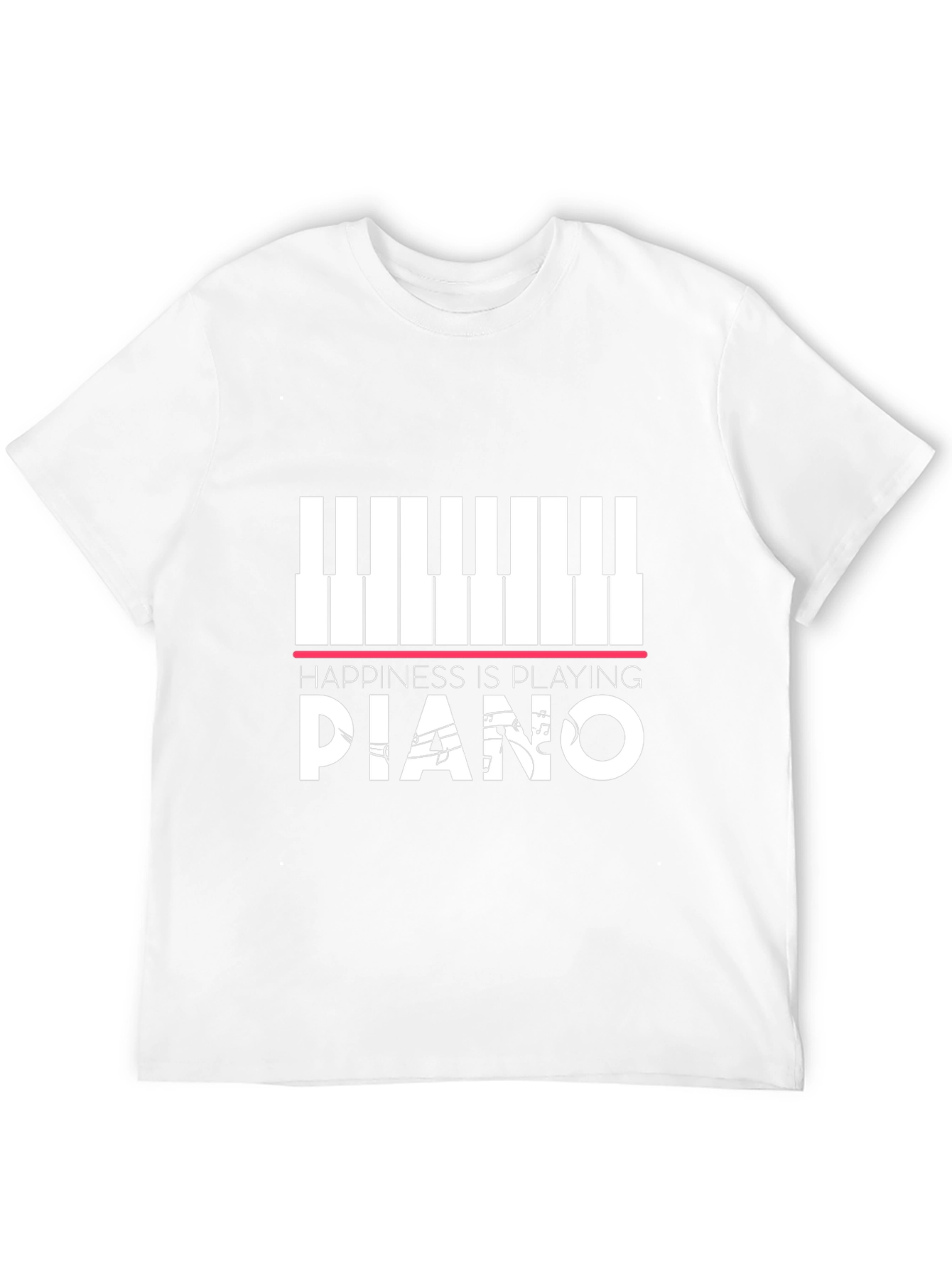 Piano Happiness T-Shirt - Music Lover Tee