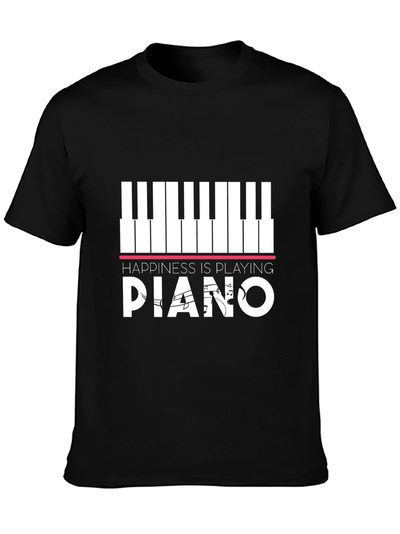 Piano Happiness T-Shirt - Music Lover Tee