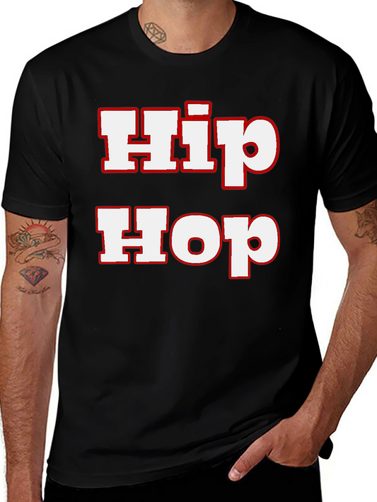 Hip Hop Graphic Tee - Bold Streetwear Style