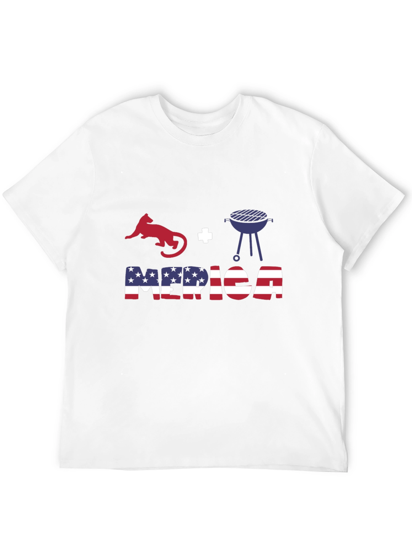 Patriotic Puma BBQ Merica T-Shirt