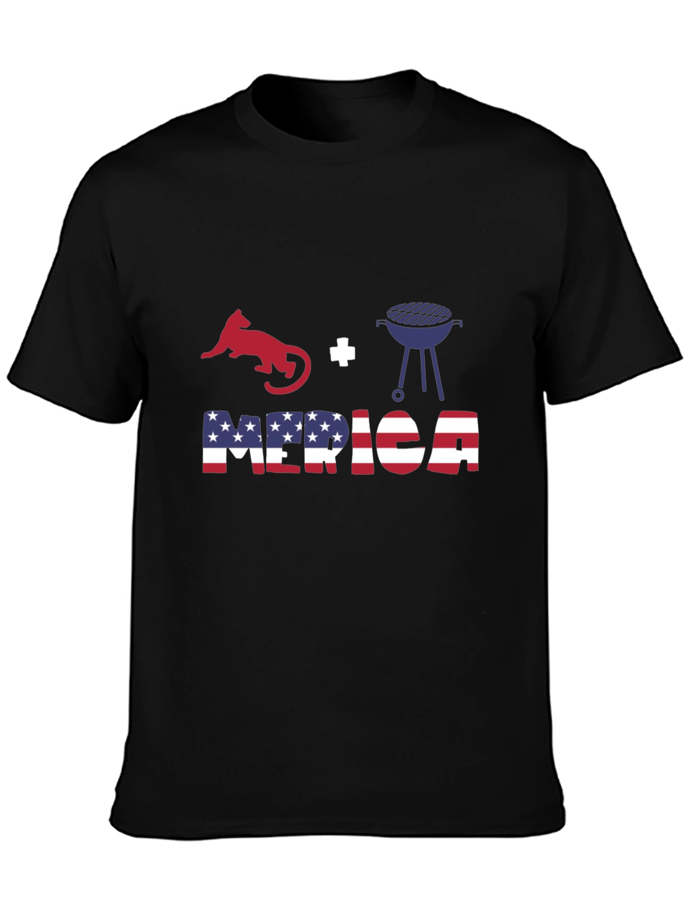 Patriotic Puma BBQ Merica T-Shirt