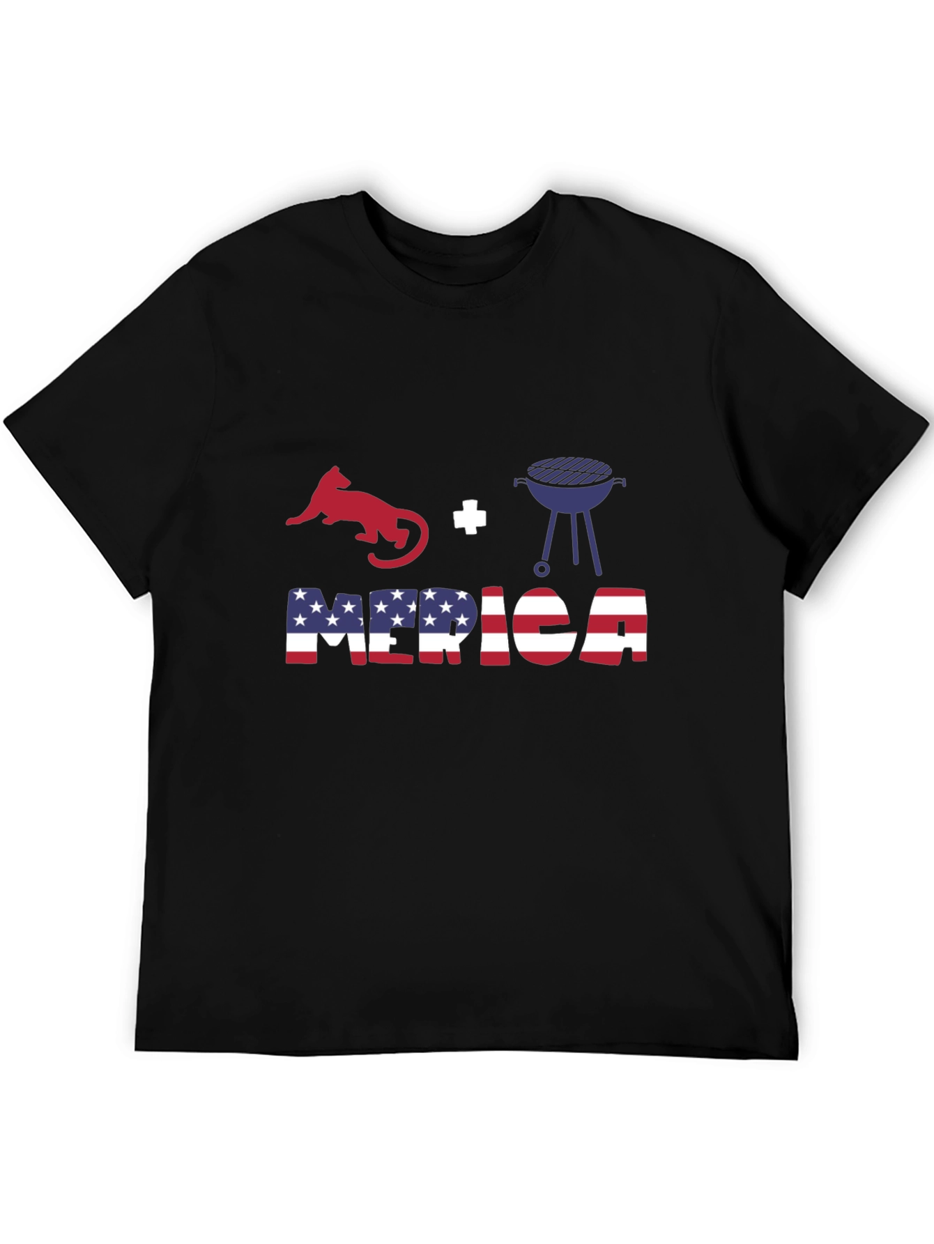Patriotic Puma BBQ Merica T-Shirt