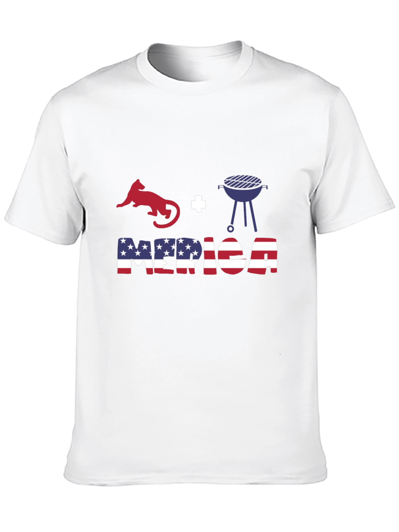 Patriotic Puma BBQ Merica T-Shirt
