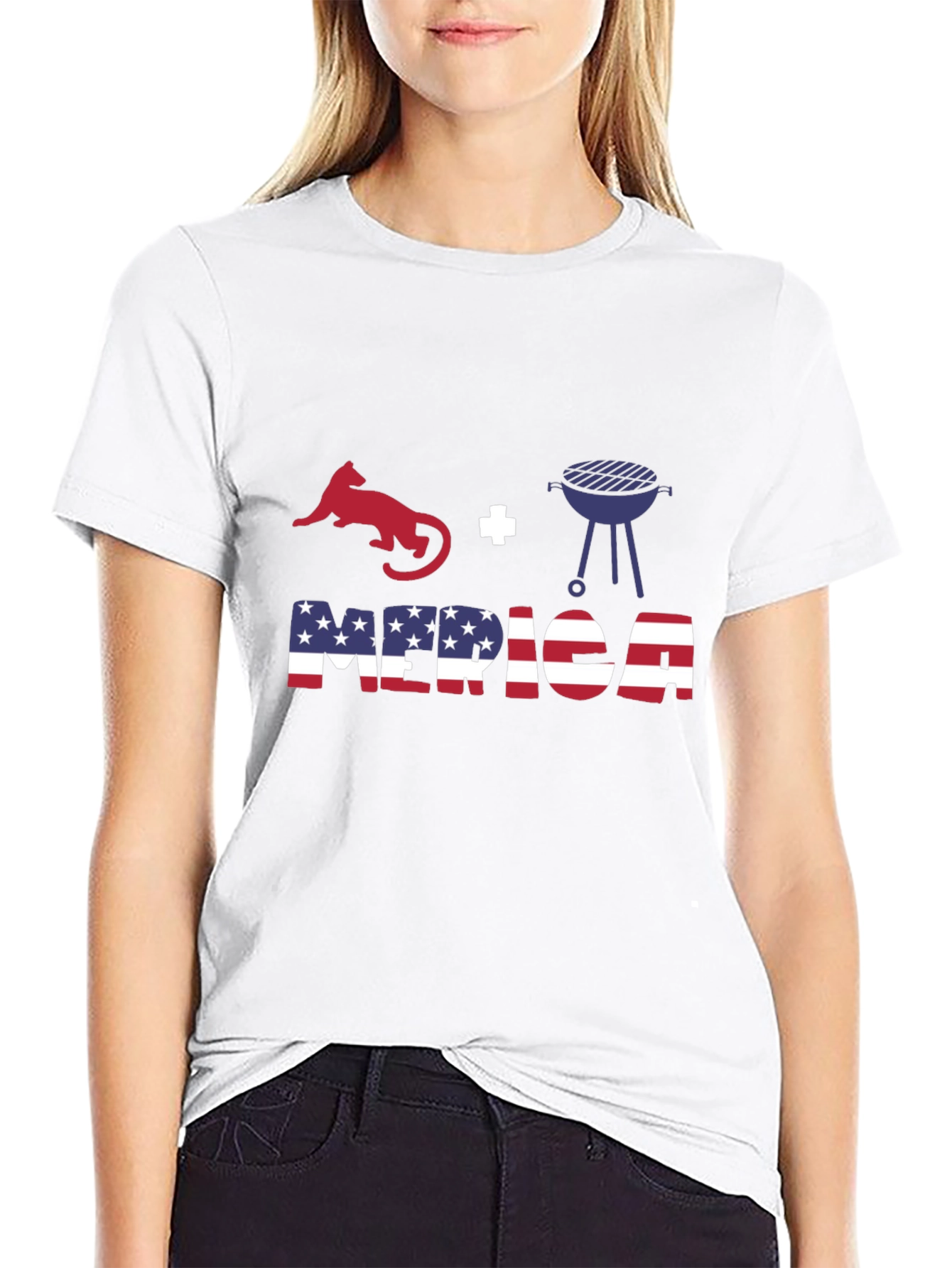 Patriotic Puma BBQ Merica T-Shirt