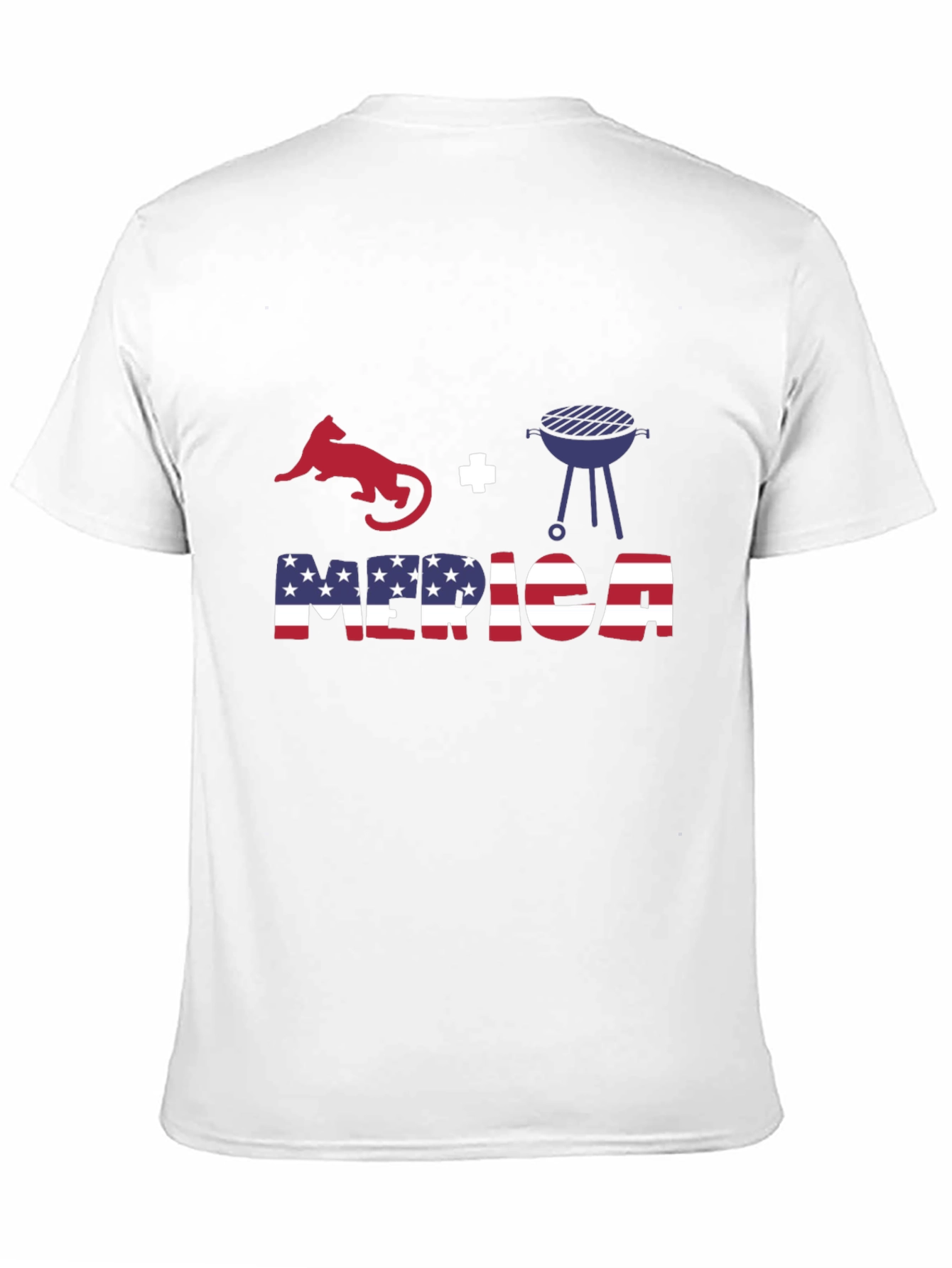 Patriotic Puma BBQ Merica T-Shirt