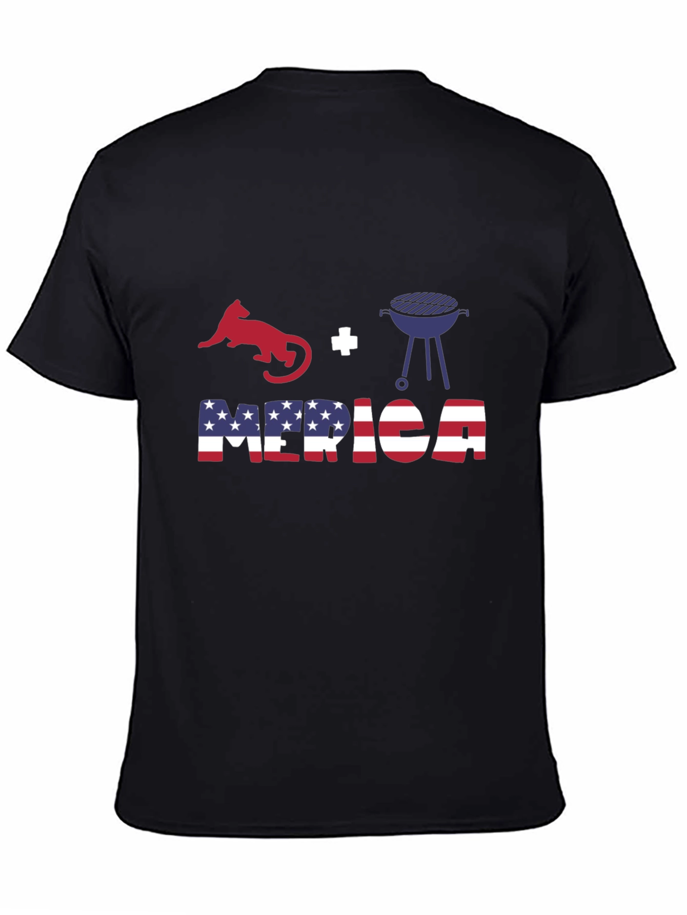 Patriotic Puma BBQ Merica T-Shirt