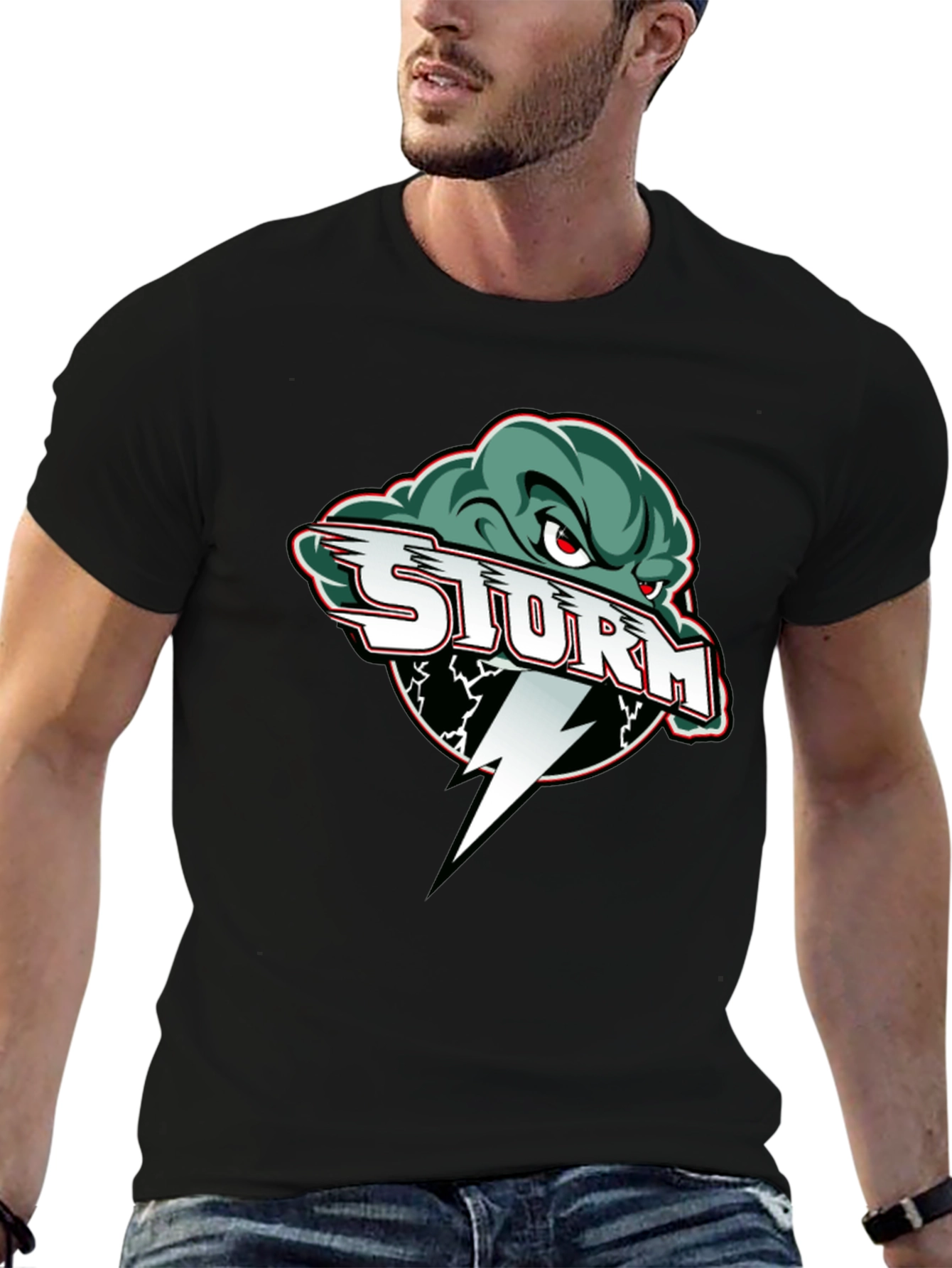 Storm Graphic Black T-Shirt