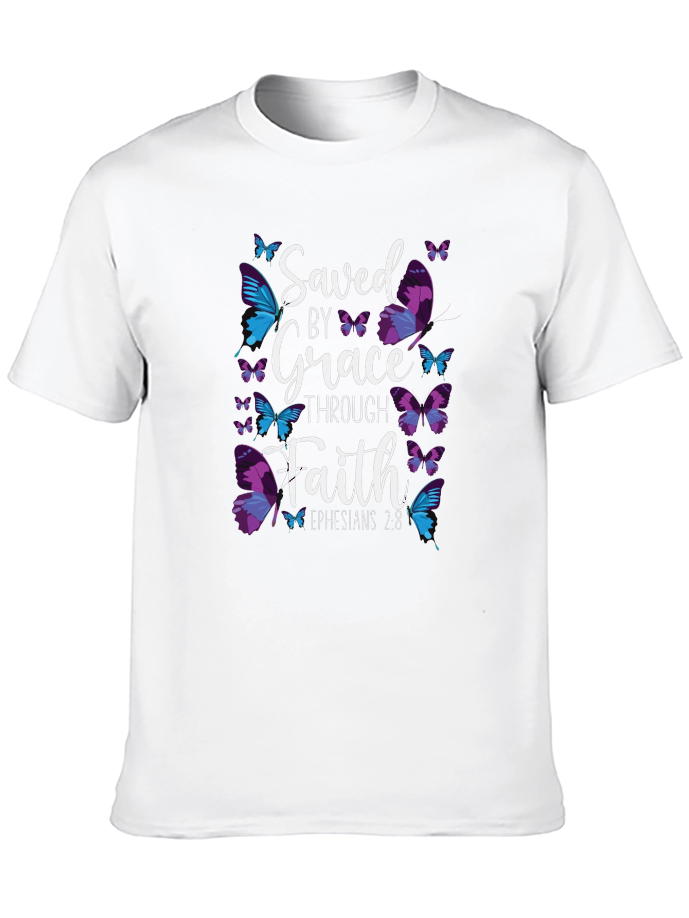 Saved By Grace Butterfly T-Shirt