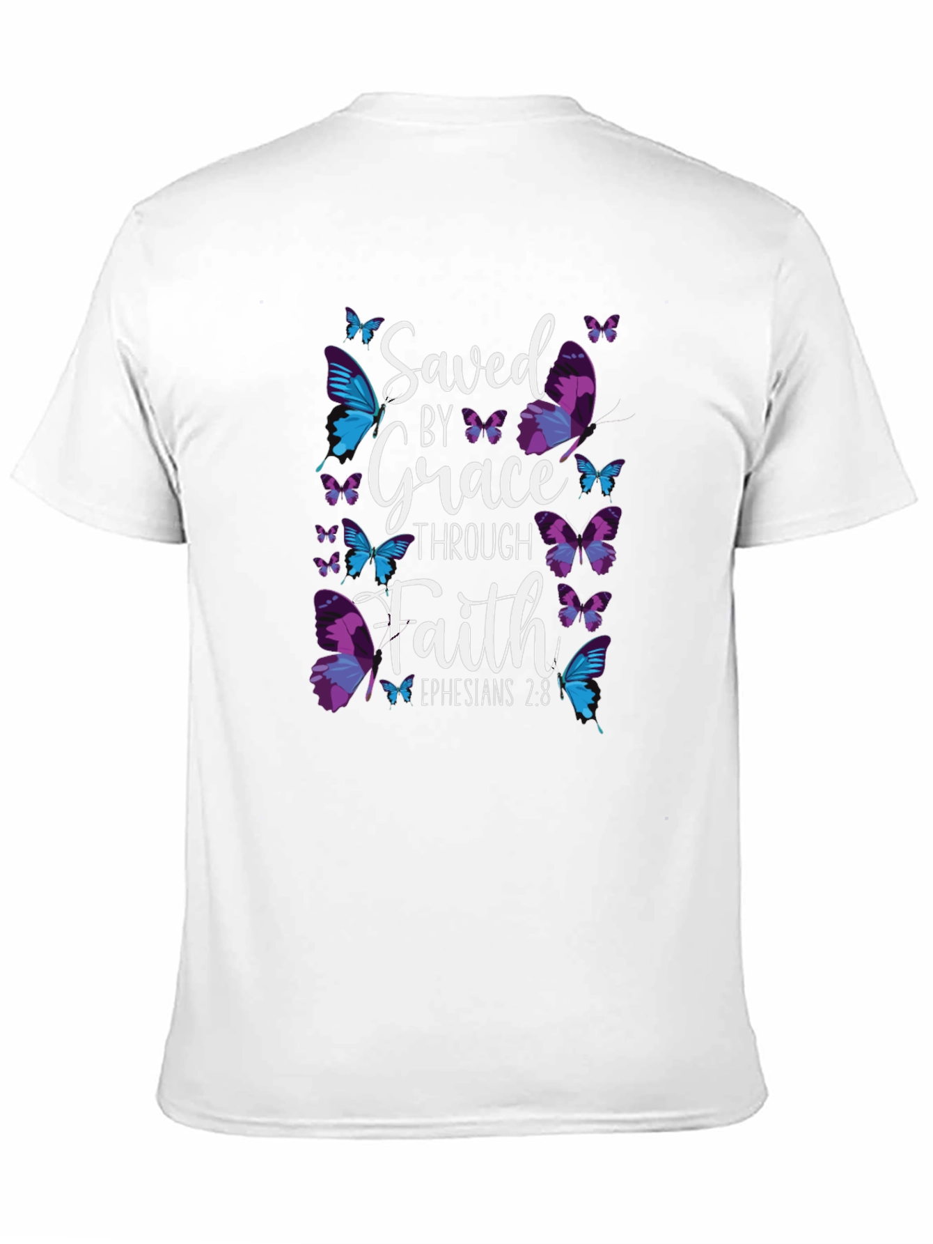 Saved By Grace Butterfly T-Shirt