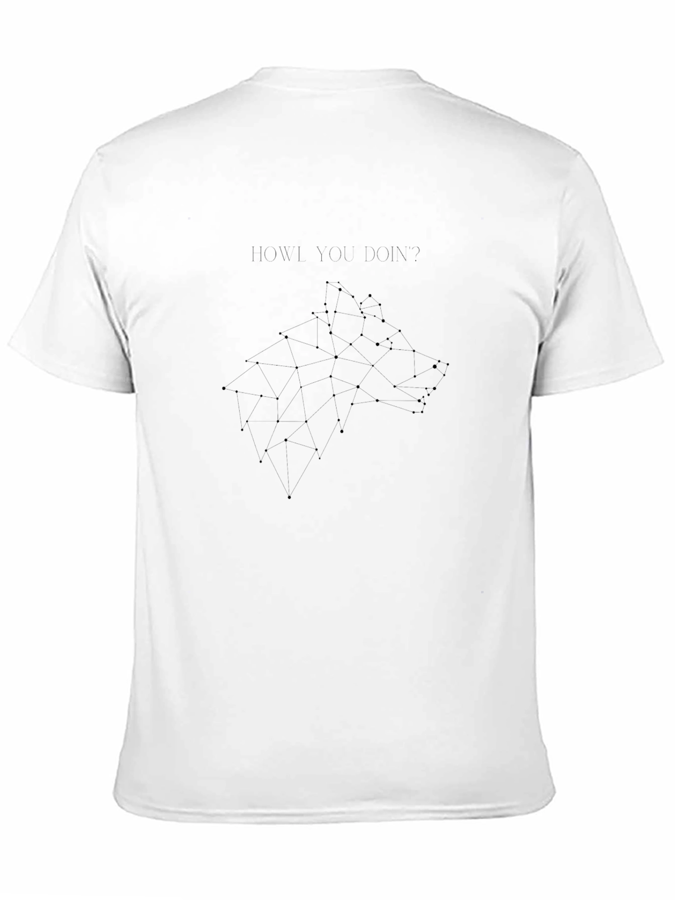 Black Graphic Tee - Constellation Design