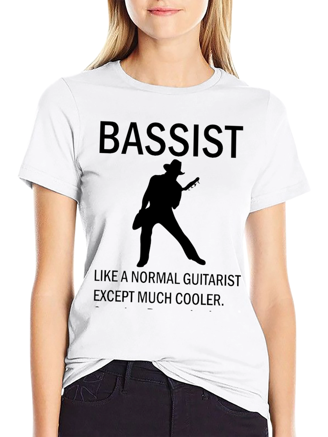 Bassist T-Shirt - Cool Guitarist Tee