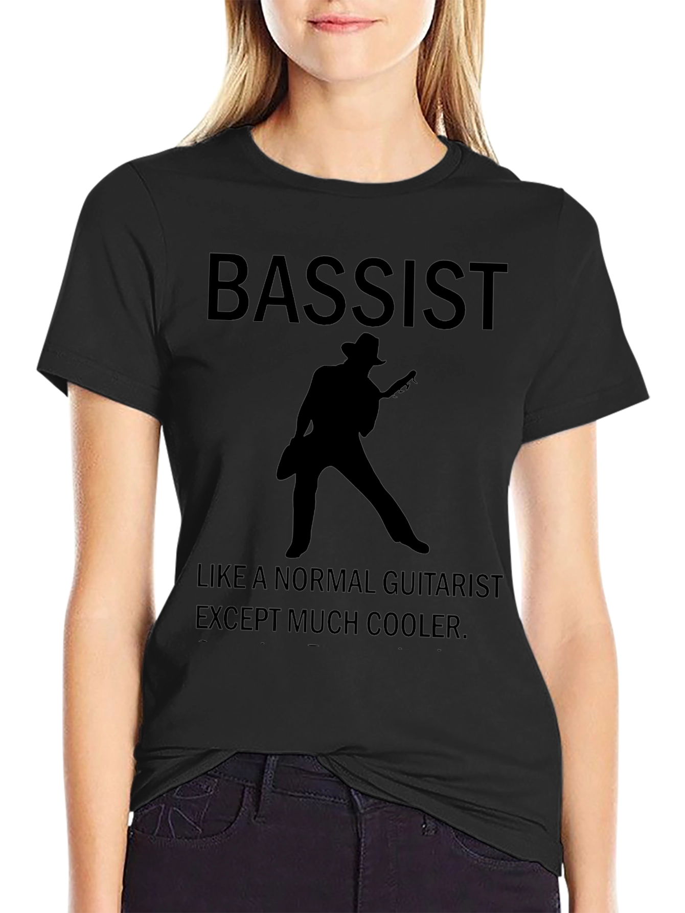 Bassist T-Shirt - Cool Guitarist Tee