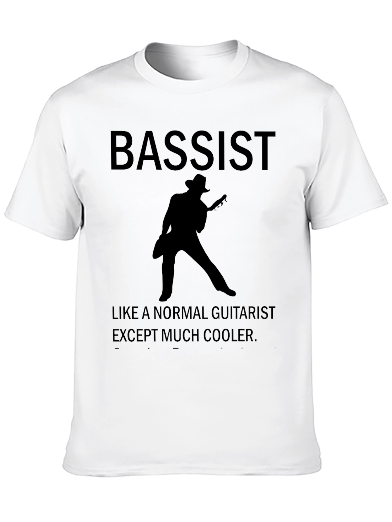 Bassist T-Shirt - Cool Guitarist Tee