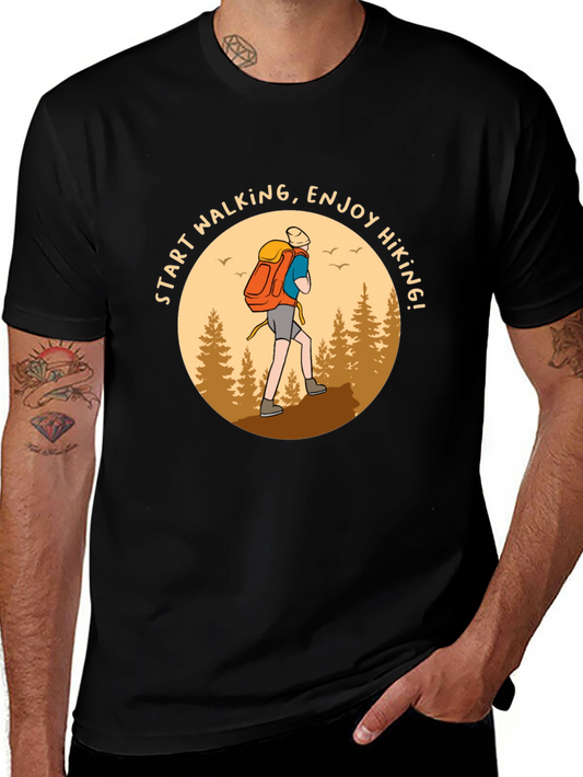 Hiking T-Shirt: Start Walking Enjoy Hiking!