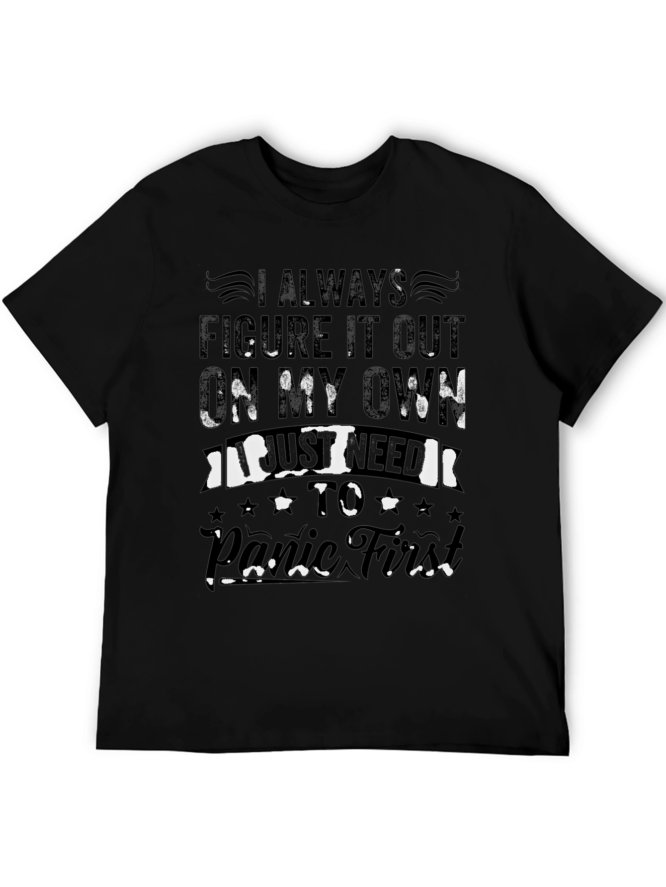 I Always Figure It Out Funny Graphic T-Shirt