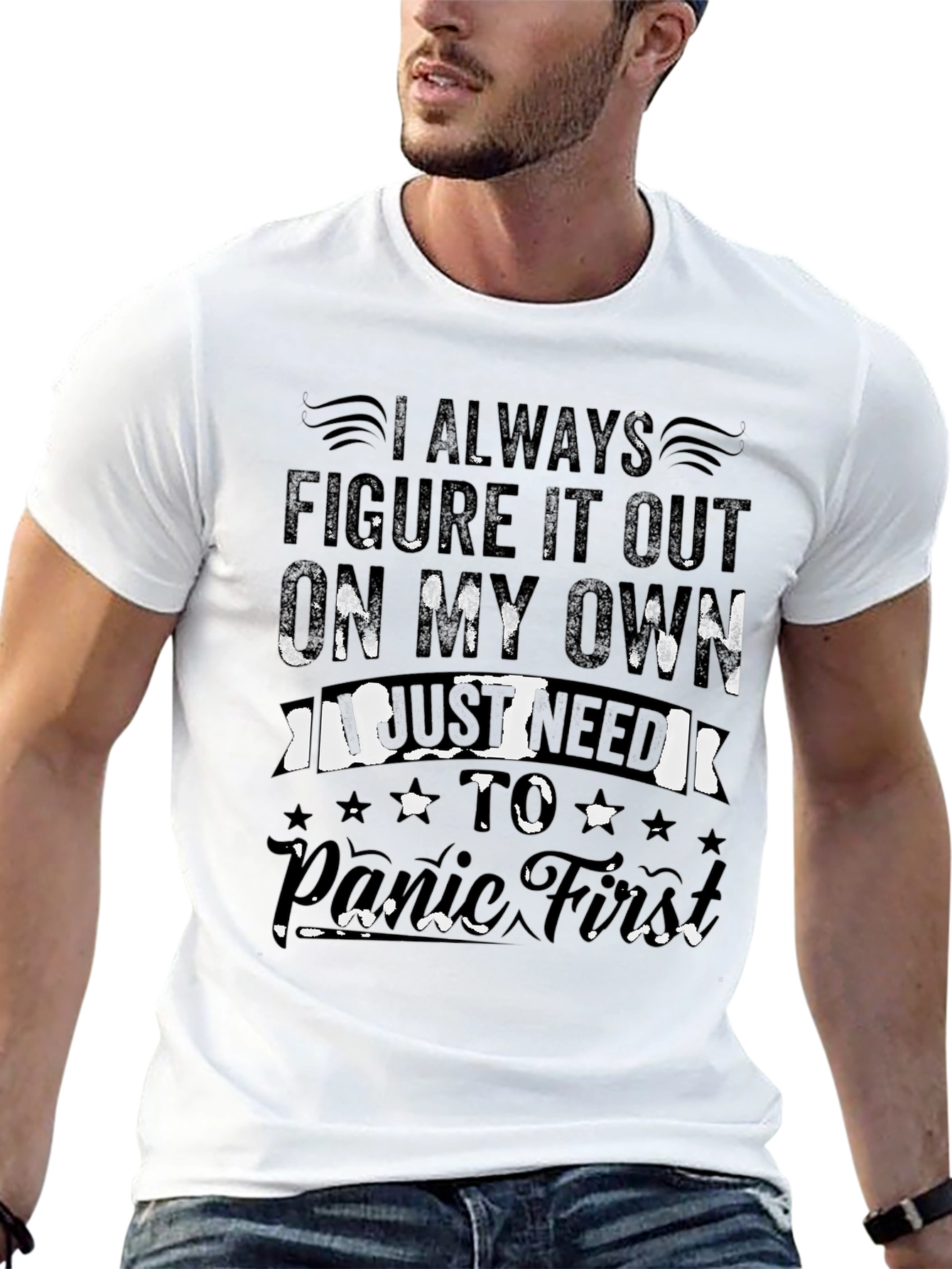 I Always Figure It Out Funny Graphic T-Shirt