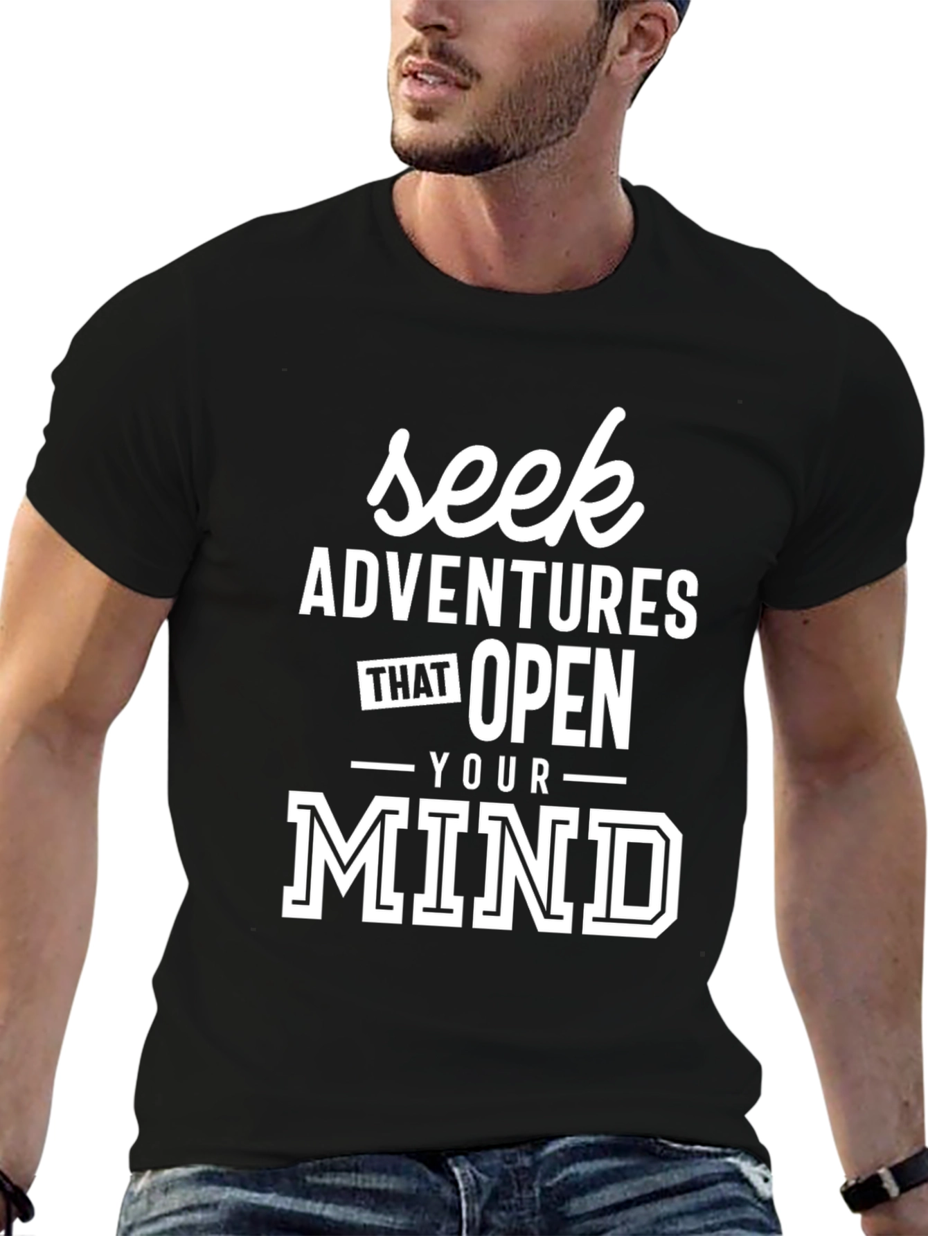 Seek Adventures Graphic T-Shirt