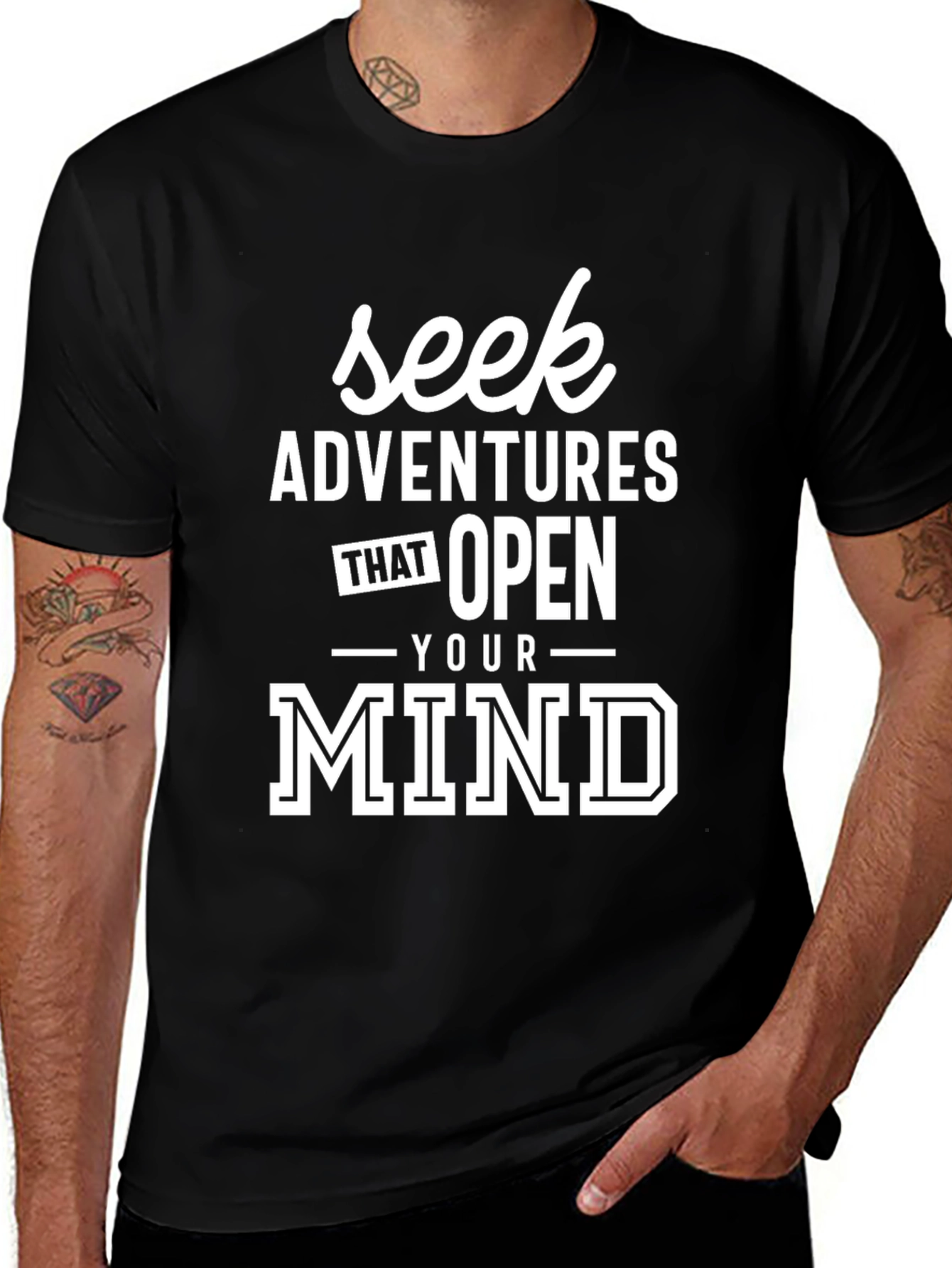 Seek Adventures Graphic T-Shirt