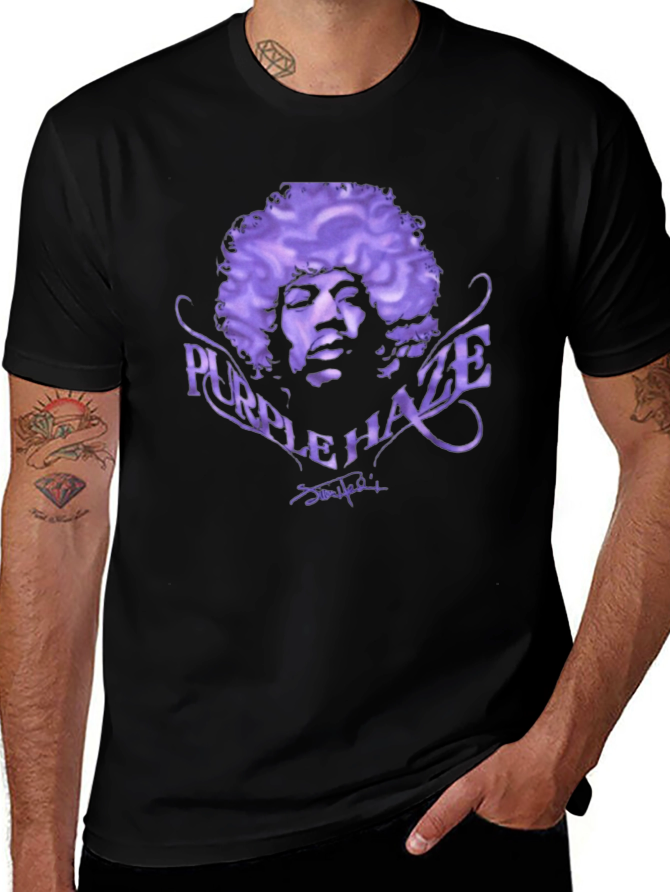 Purple Haze Jimi Hendrix Graphic T-Shirt