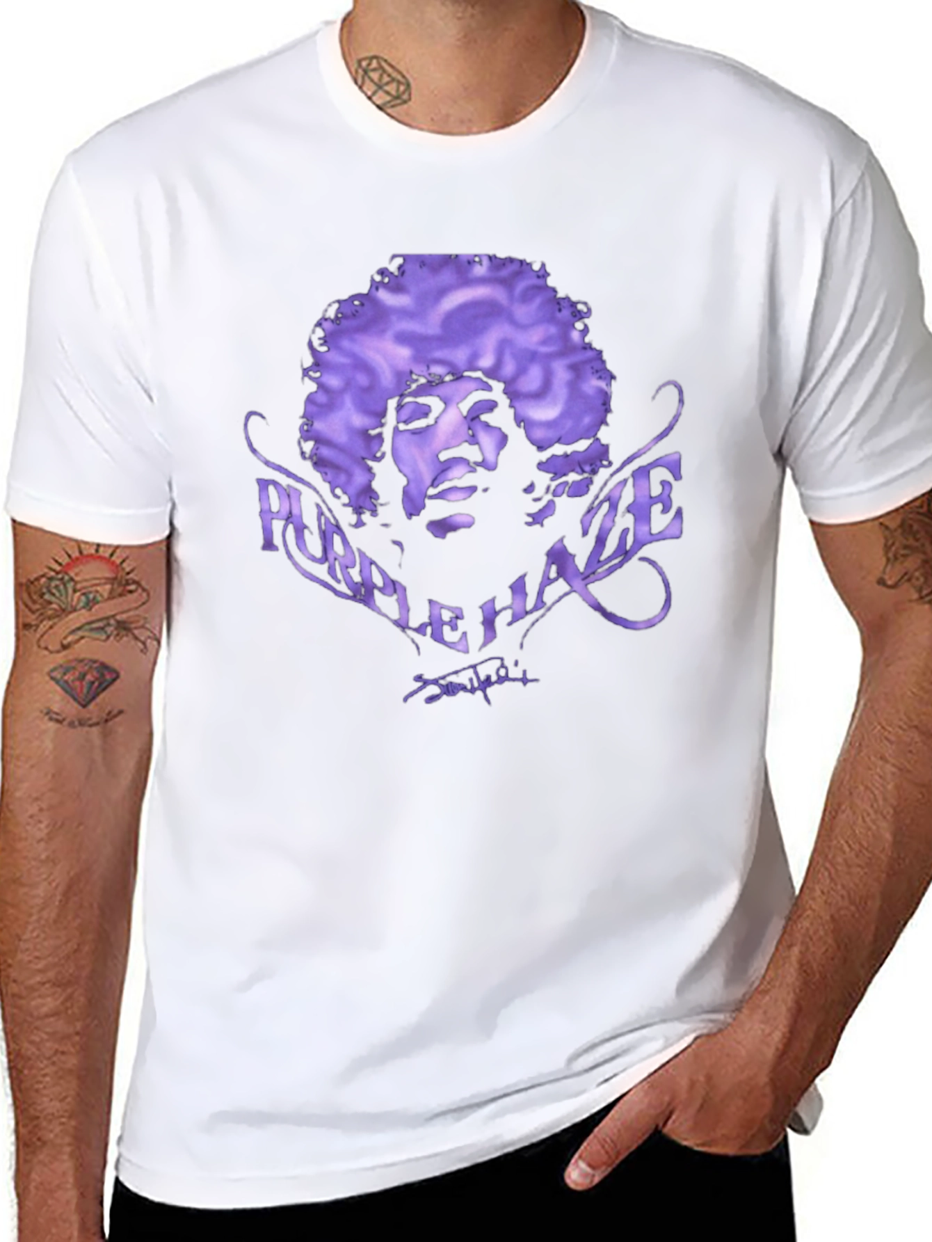 Purple Haze Jimi Hendrix Graphic T-Shirt