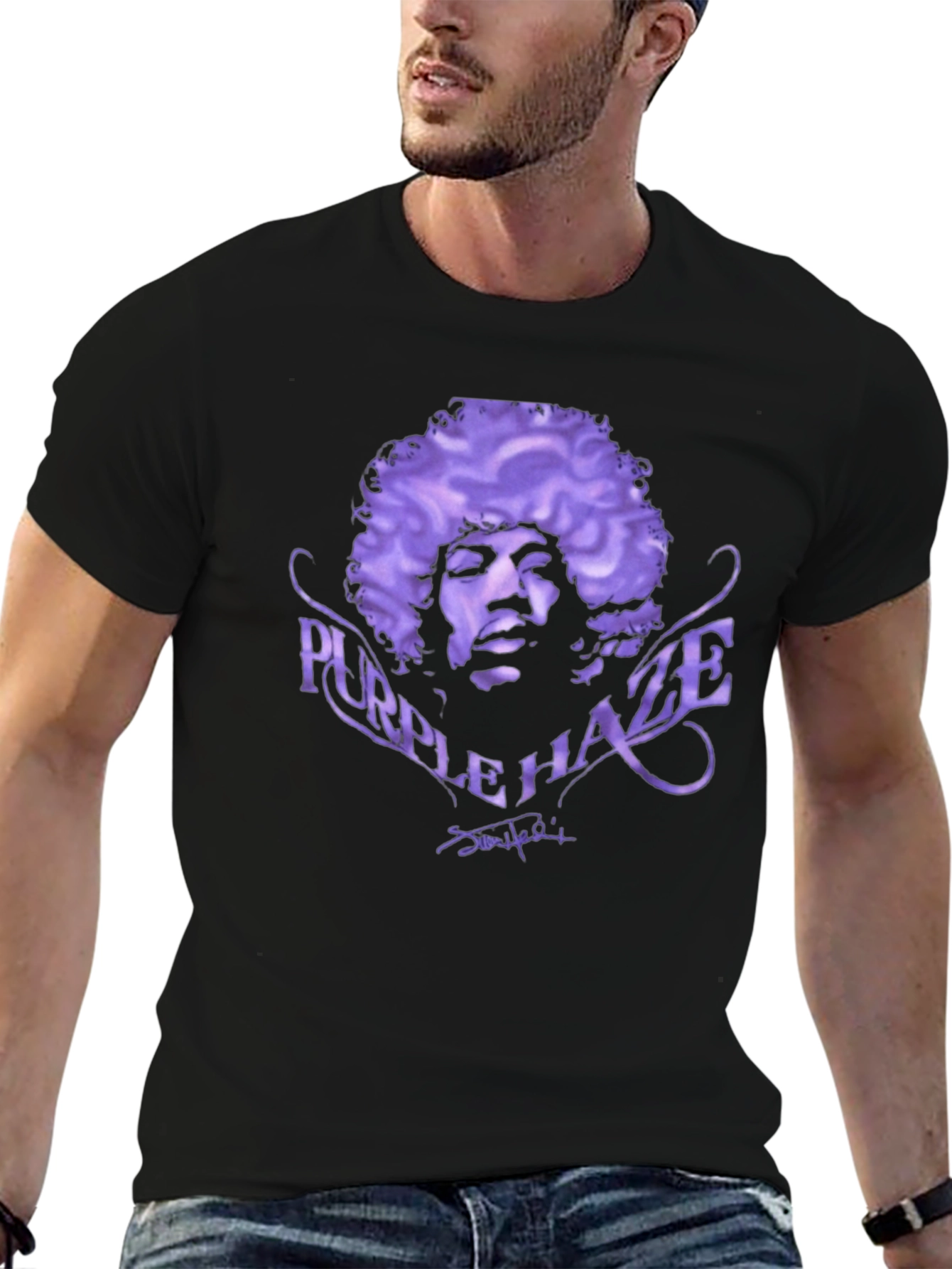Purple Haze Jimi Hendrix Graphic T-Shirt