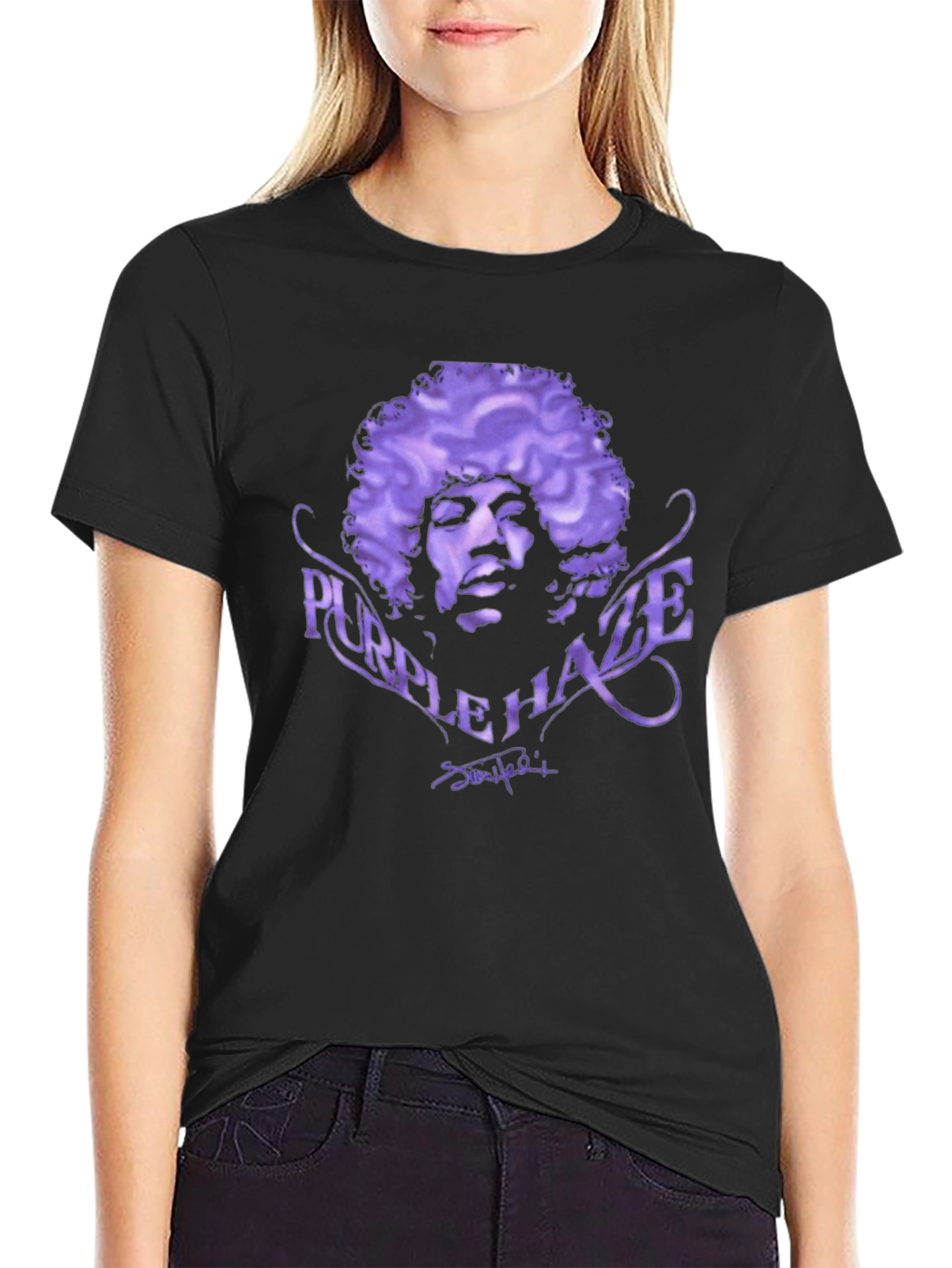 Purple Haze Jimi Hendrix Graphic T-Shirt