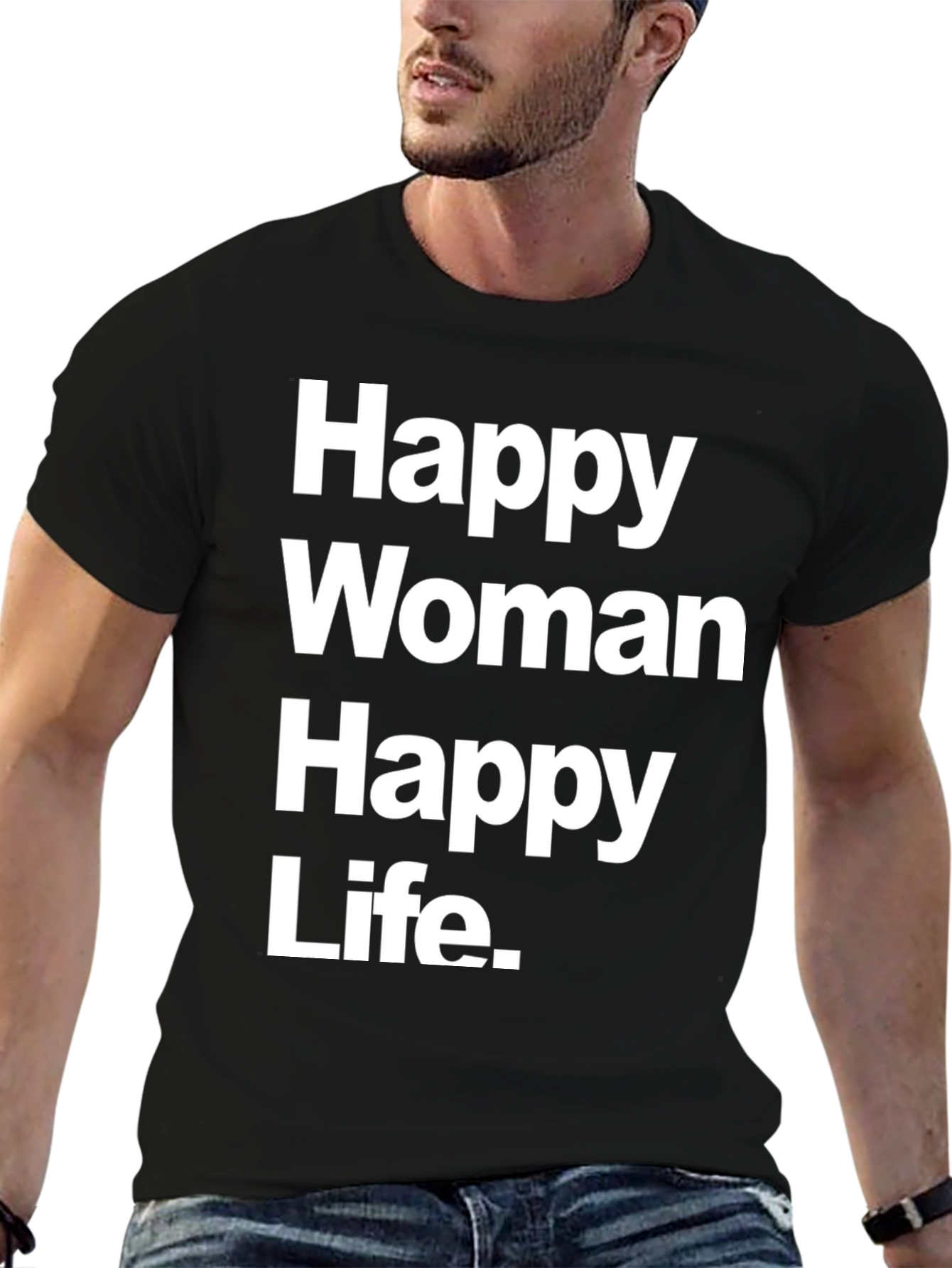 Happy Woman Happy Life Graphic Tee