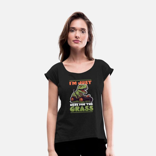 Landscaper Gardening Here For Gras Dinosaur
