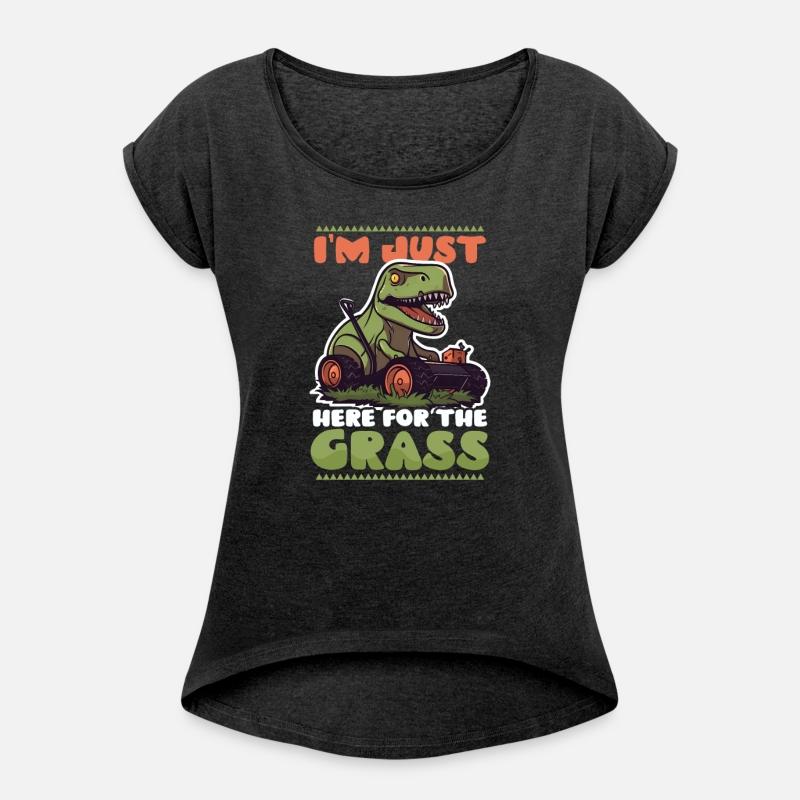 Landscaper Gardening Here For Gras Dinosaur
