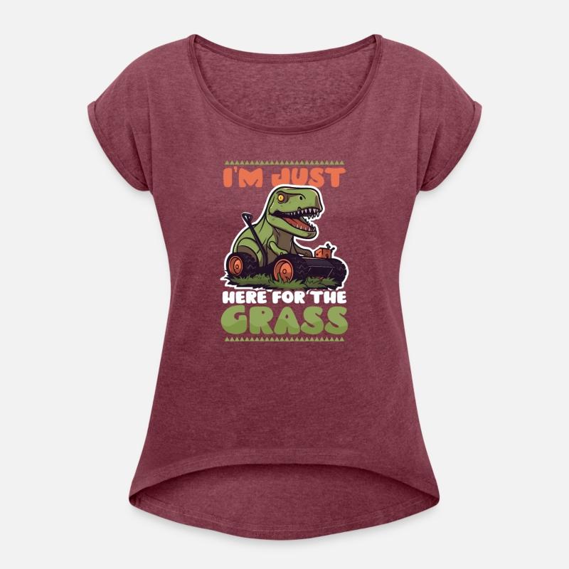 Landscaper Gardening Here For Gras Dinosaur