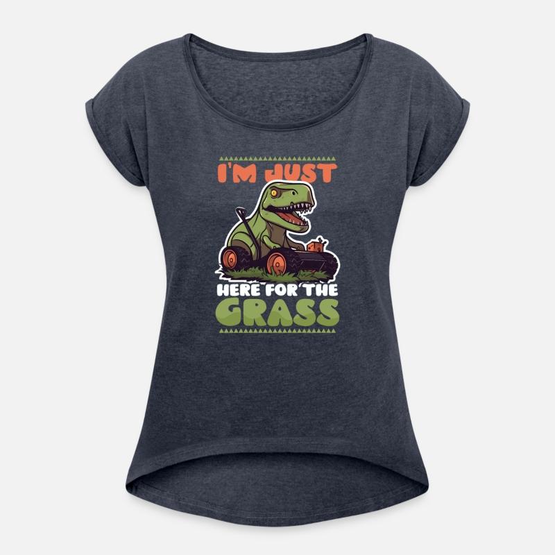 Landscaper Gardening Here For Gras Dinosaur