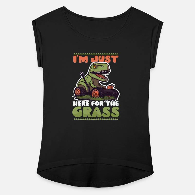 Landscaper Gardening Here For Gras Dinosaur