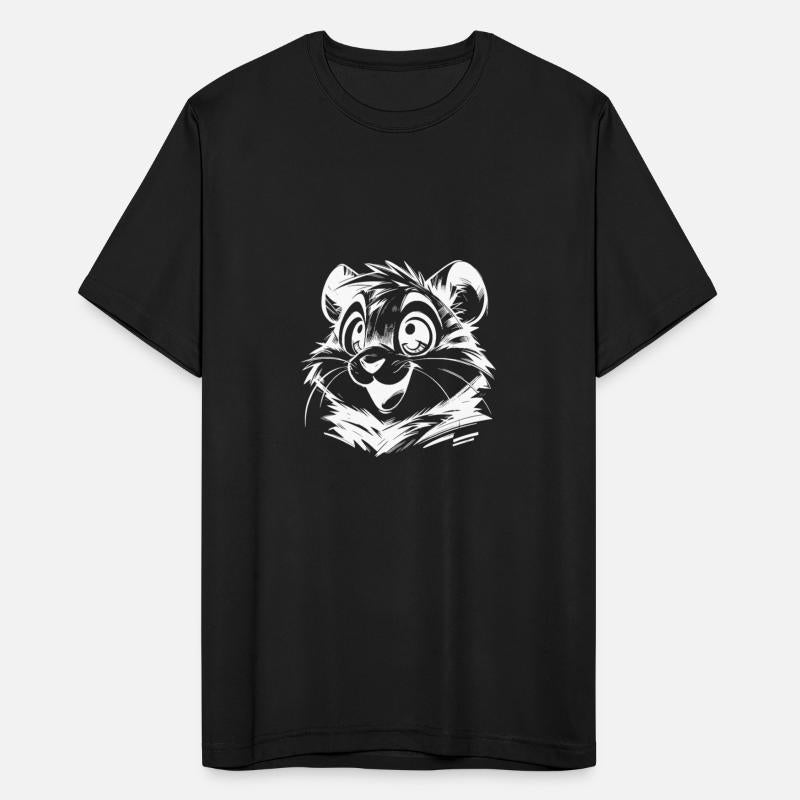 Laughing Hamster Charming Hamster Illustration