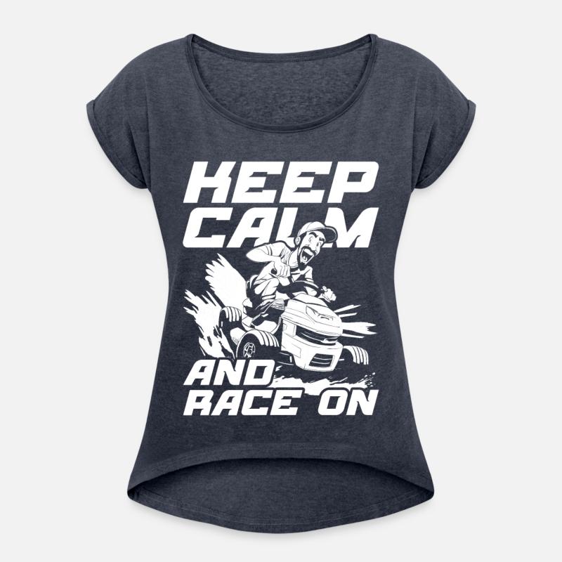 Lawn Mower Racing Keep Calm And Race On
