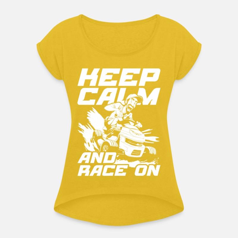 Lawn Mower Racing Keep Calm And Race On