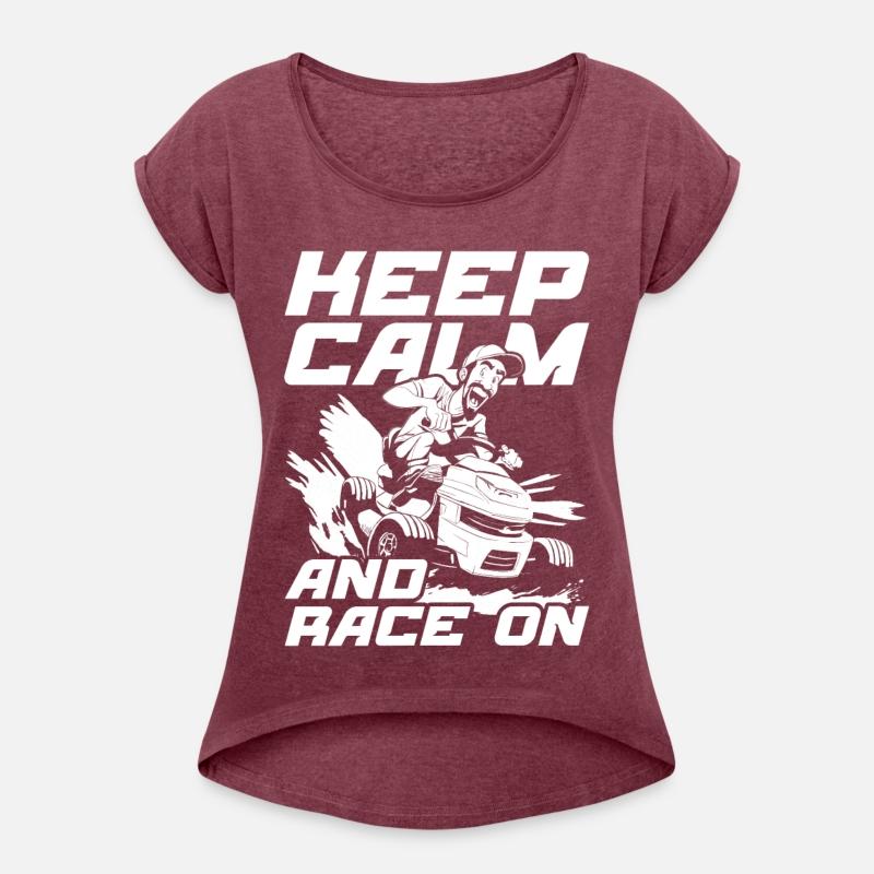 Lawn Mower Racing Keep Calm And Race On