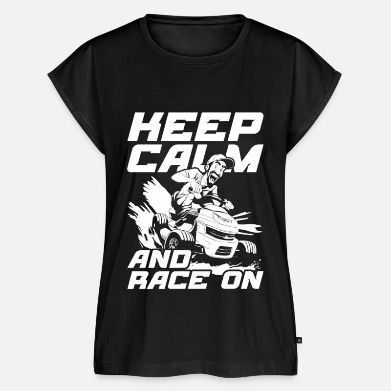 Lawn Mower Racing Keep Calm And Race On